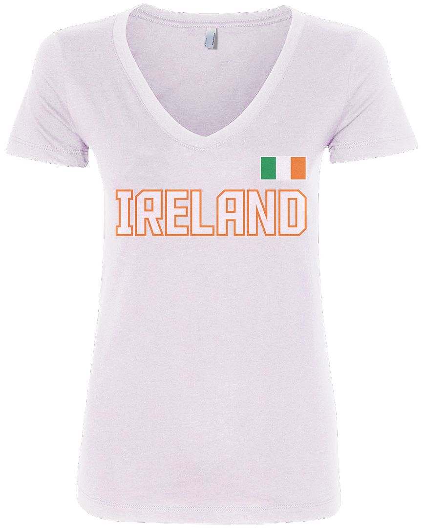 Ireland National Team Women's VNeck TShirt Irish Pride eBay
